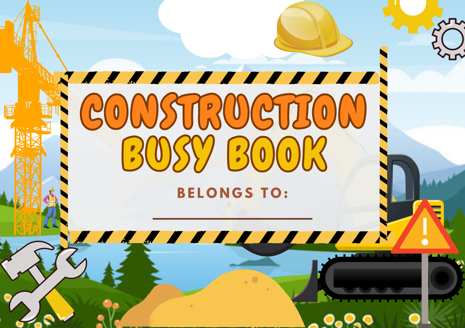 Construction Busy Book