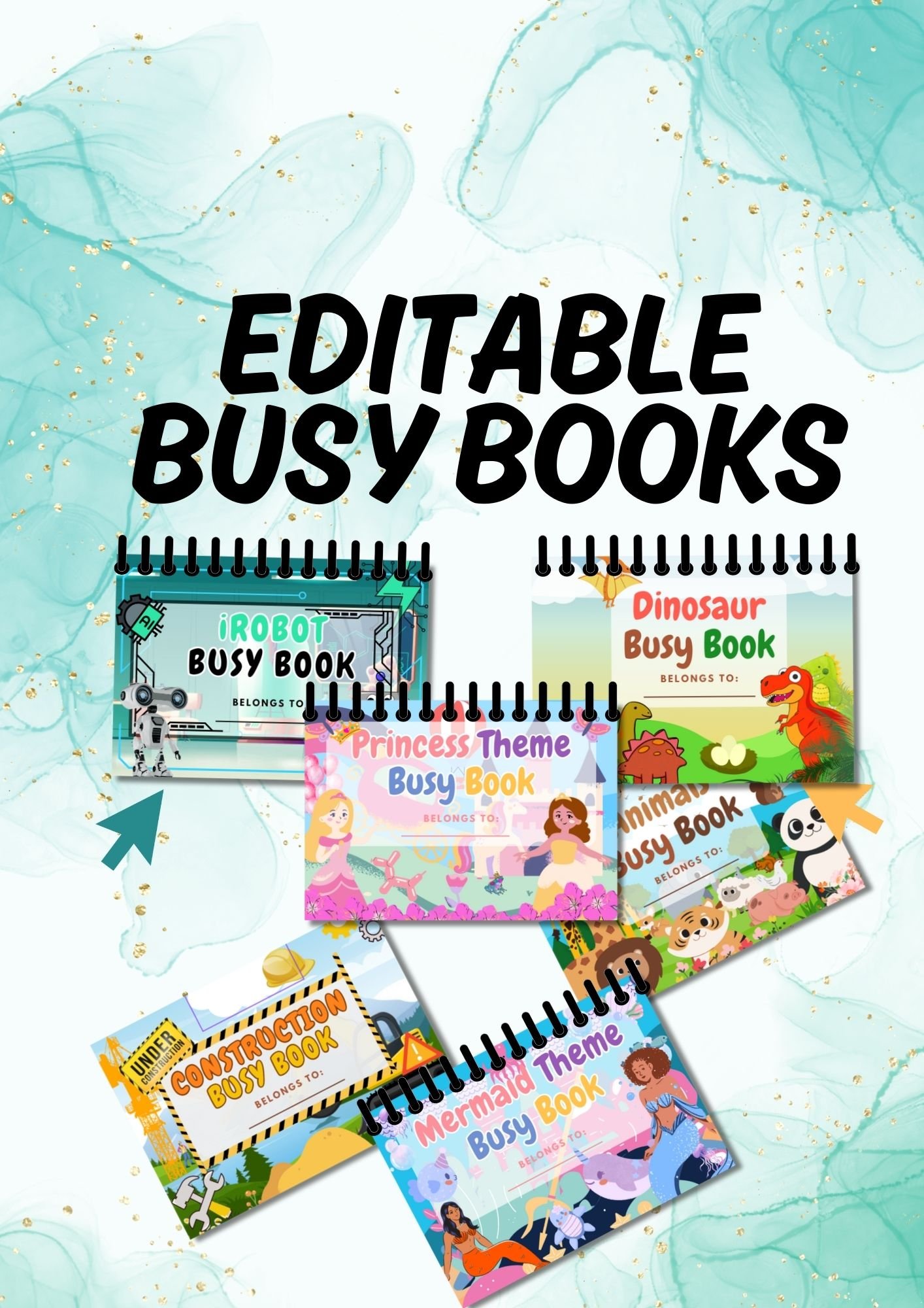 BUNDLE Editable Busy Book