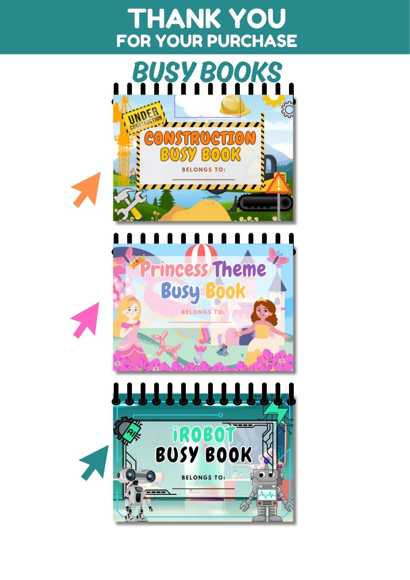 BUNDLE Editable Busy Book - Image 4