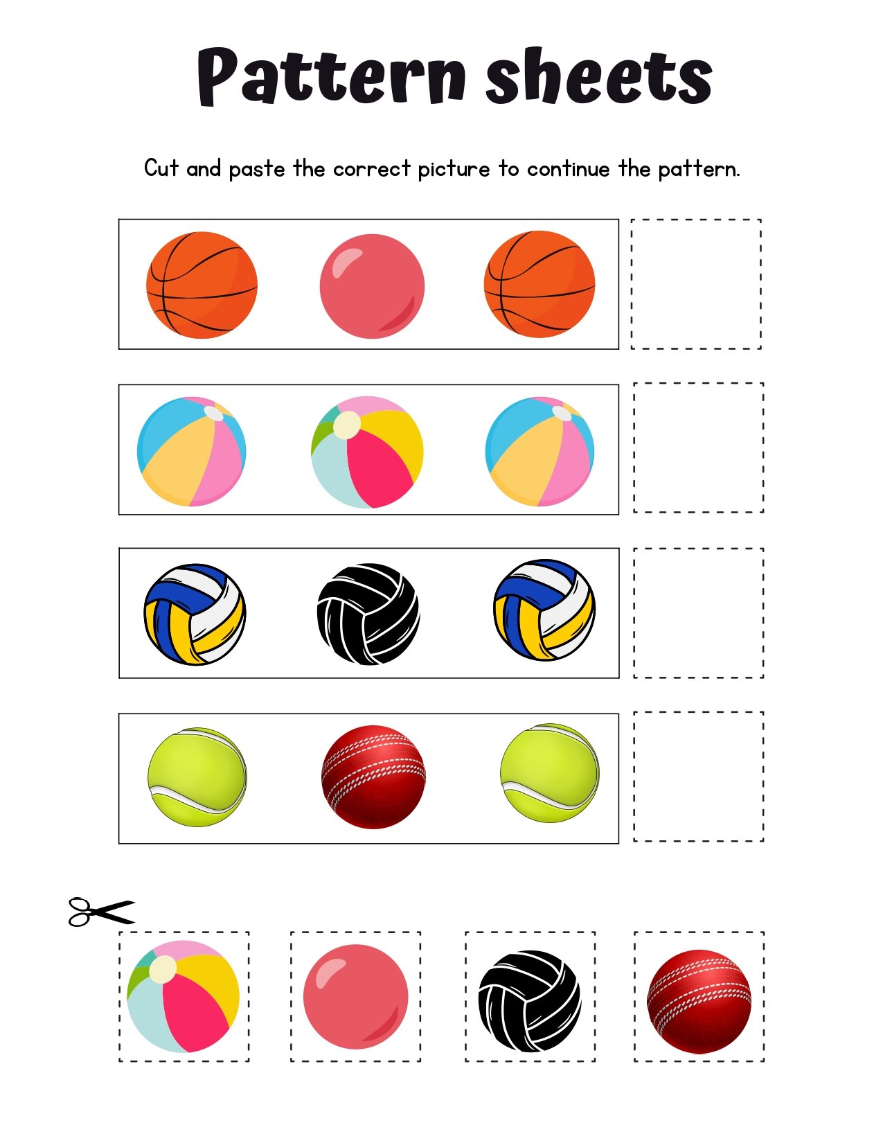 Kids Pattern Sheets - Image 3