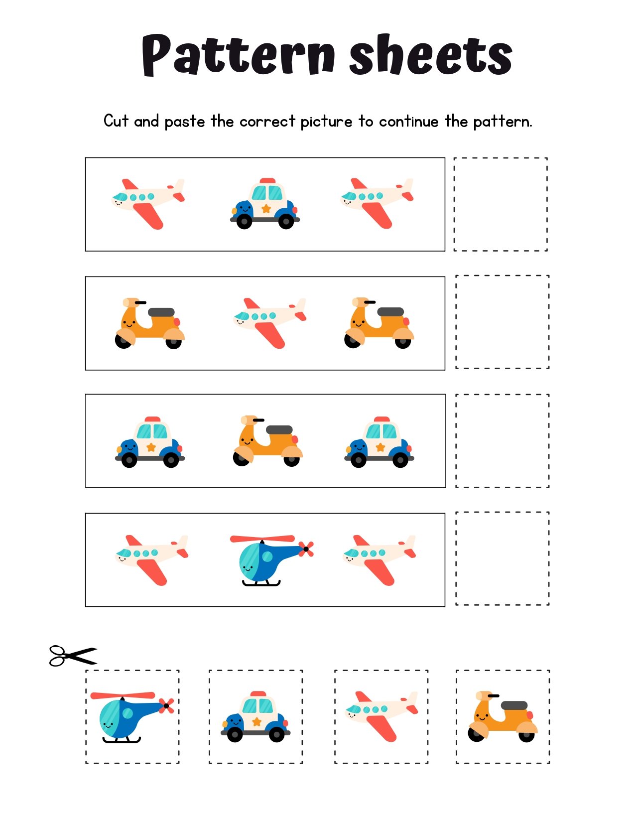 Kids Pattern Sheets - Image 4